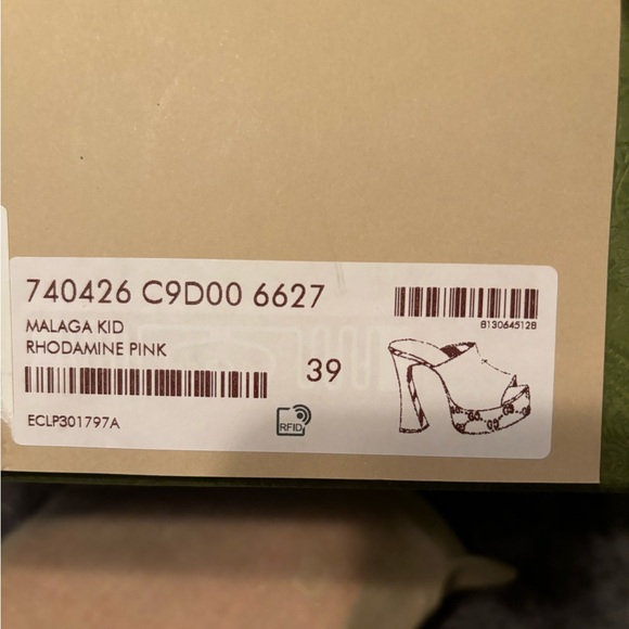 Gucci Malaga Rhodamine Pink Platform Heel - Picture 12 of 12